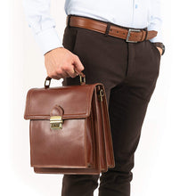 Pantaloni casual bărbați Confex - Maro