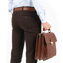 Pantaloni casual bărbați Confex - Maro