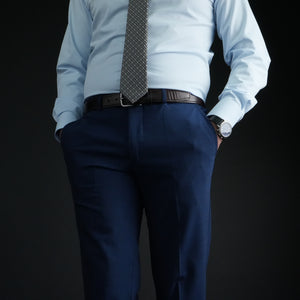 Pantaloni eleganți Confex - Royal Cut - Albastru