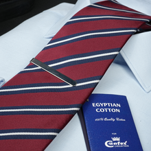 a close up of a tie and a passport