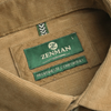 Cămașă din raiat fin - ZENMAN RoyalTOUCH™ - Corduroy EDITION - Bej Camel