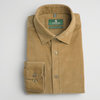 Cămașă din raiat fin - ZENMAN RoyalTOUCH™ - Corduroy EDITION - Bej Camel