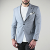 Sacou pentru bărbați - C. Baybars - LINERO - Bleumarin cu alb