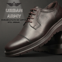 Pantofi bărbătești din piele - URBAN Army - Maro Millenium