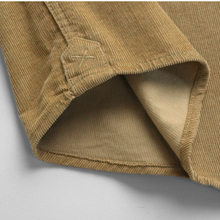 Cămașă din raiat fin - ZENMAN RoyalTOUCH™ - Corduroy EDITION - Bej Camel