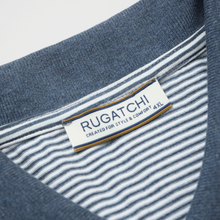 Tricou pentru bărbați - RUGATCHI - Supreme - Alb cu bleumarin