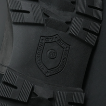 Ghete din piele naturală - EXPLORER - Negru