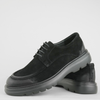 Pantofi bărbătești din piele - ZENMAN UltraLIGHT - Negru Velur