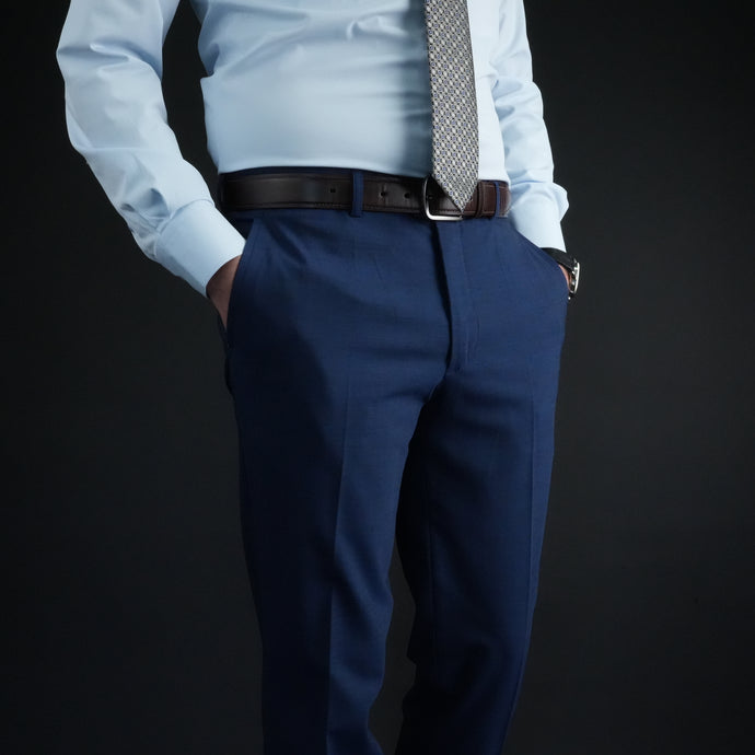 Pantaloni eleganți Confex - Royal Cut - Albastru
