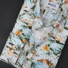Cămașă Score - Super-Slim - Forme florale - Multicolor - M7