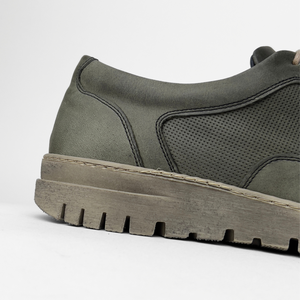 Pantofi bărbătești din piele - GripSPORT - Verde Olive