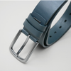 Curea piele naturală fără cusături - Proartimar - 40 mm - Bleumarin