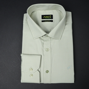 Cămașă Ares pentru bărbați - CLASIC FLEX - Uni - Verde Olive