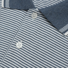 Tricou pentru bărbați - RUGATCHI - Supreme - Alb cu bleumarin