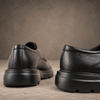 Pantofi bărbătești din piele - BISON UltraLIGHT™ –  Negru Intens