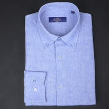 Cămașă Confex din in - Premium DeLuxe - Bleu