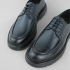 Pantofi bărbătești din piele - BISON UltraLIGHT™ –  Bleumarin