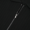 Tricou pentru bărbați - ANTIOCH - Riviera KNIT - Negru