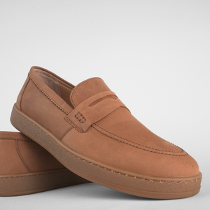 Pantofi bărbătești din piele - DeVille - Maro Cognac - Tucson