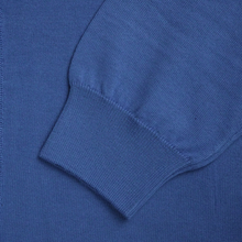 Pulover bărbătesc Premium Zip-UP - Albastru electric