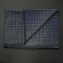 Eșarfă elegantă - Infinity - Bleumarin cu gri închis