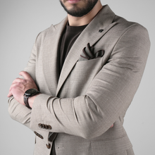 Sacou pentru bărbați - C. Baybars - LINERO - Maro cu bej