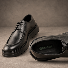Pantofi bărbătești din piele - BISON UltraLIGHT™ –  Negru Intens