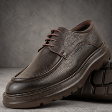 Pantofi bărbătești din piele - BISON UltraLIGHT™ –  Maro Ciocolată