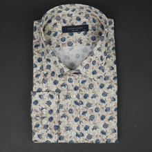 Cămașă Marcuzzi - Super-Slim - Forme florale - Multicolor - M2