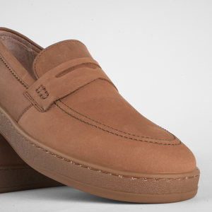 Pantofi bărbătești din piele - DeVille - Maro Cognac - Tucson