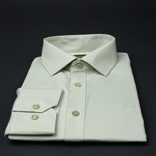 Cămașă Ares pentru bărbați - CLASIC FLEX - Uni - Verde Olive