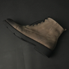 Ghete vintage din piele naturală velur - Gary - Bej - WAX Effect