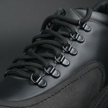 Ghete din piele naturală - EXPLORER - Negru