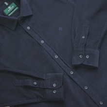 Cămașă din raiat fin - ZENMAN RoyalTOUCH™ - Corduroy EDITION - Bleumarin Imperial