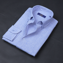 Cămașă Confex din in - Premium DeLuxe - Bleu