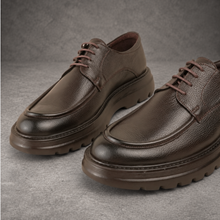Pantofi bărbătești din piele - BISON UltraLIGHT™ –  Maro Ciocolată