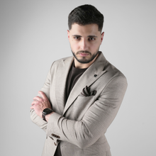 Sacou pentru bărbați - C. Baybars - LINERO - Maro cu bej