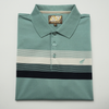 Tricou Polo pentru bărbați - ARES - CAPRI - Verde pal cu bleumarin și bej