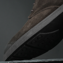 Ghete piele naturală velur  - Tucson - Maro WAX EFFECT