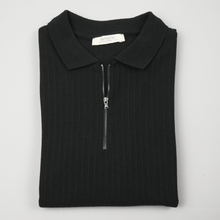 Tricou pentru bărbați - ANTIOCH - Riviera KNIT - Negru