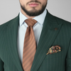 Costum bărbătesc - Sartoria - Bellagio STRIPE - Verde Smarald