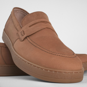Pantofi bărbătești din piele - DeVille - Maro Cognac - Tucson