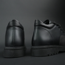 Ghete din piele naturală - EXPLORER - Negru