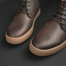 Ghete piele naturală - NOMAD - Maro TRABUCCO - Special Edition