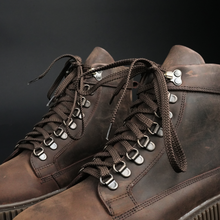 Ghete din piele naturală - ALPIN - Maro antichizat