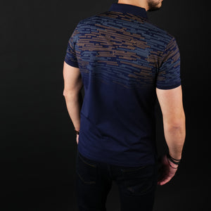 Tricou Polo pentru bărbați - Ares - SIMBA - Bleumarin
