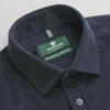 Cămașă din raiat fin - ZENMAN RoyalTOUCH™ - Corduroy EDITION - Bleumarin Imperial