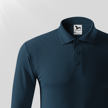 Tricou Polo mânecă lungă pentru bărbați - MALFINI - Bleumarin