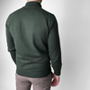 Pulover bărbătesc Premium Zip-UP - Verde crud