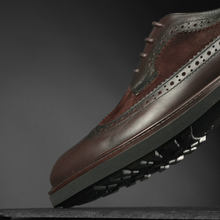 Pantofi bărbătești din piele - ZEBRUGE - Maro ciocolată